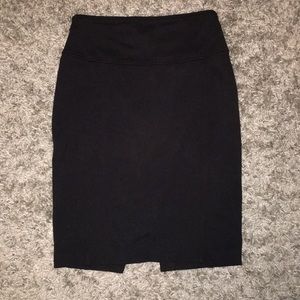 Express Stretch Knit Pencil Skirt w/ Zipper, Sz 2